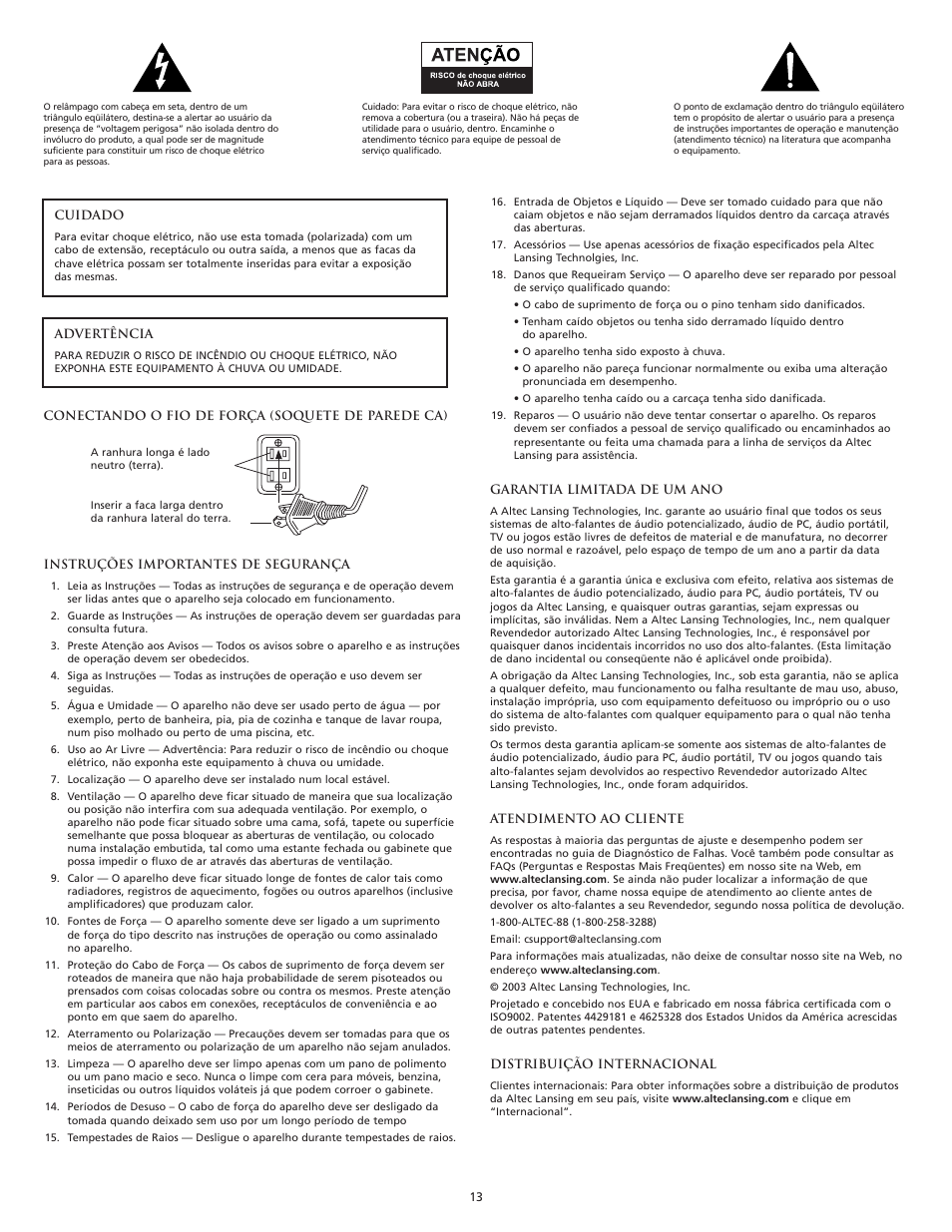 Altec Lansing GT5051 User Manual | Page 15 / 20