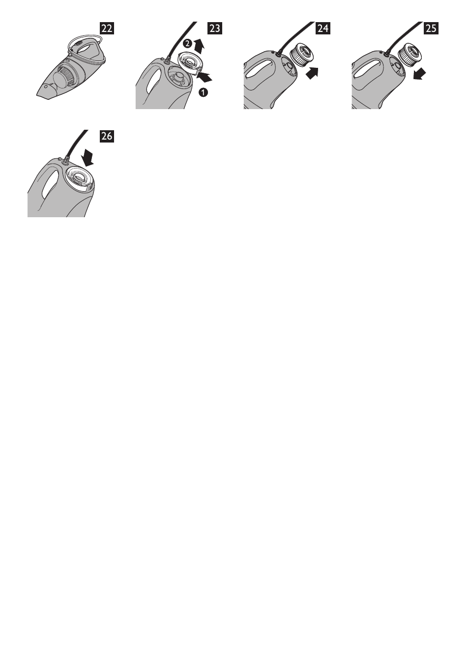 Philips MiniVac Aspirador de escoba User Manual | Page 121 / 124