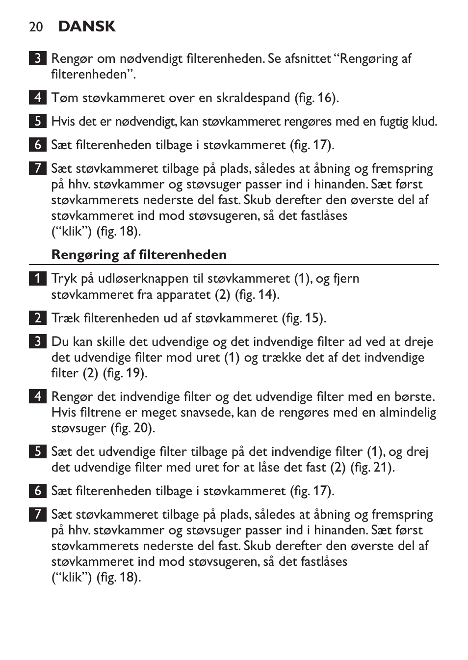 Philips MiniVac Aspirador de escoba User Manual | Page 20 / 124