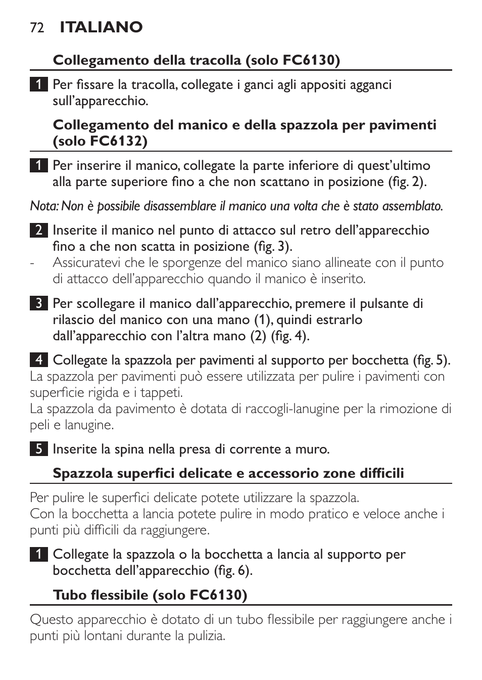 Philips MiniVac Aspirador de escoba User Manual | Page 72 / 124