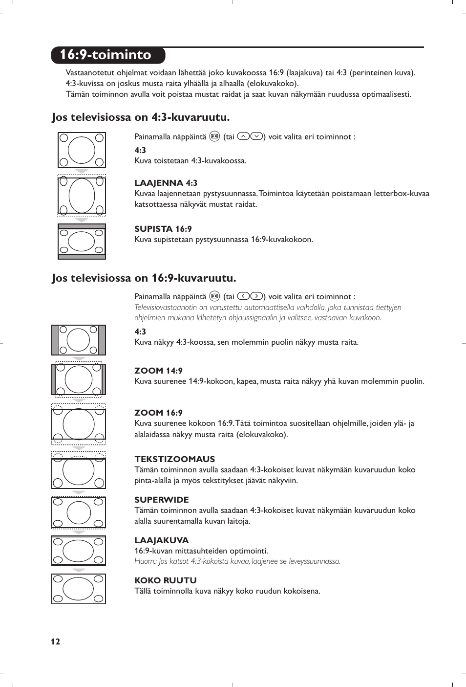 9-toiminto | Philips Matchline Flat TV User Manual | Page 156 / 192