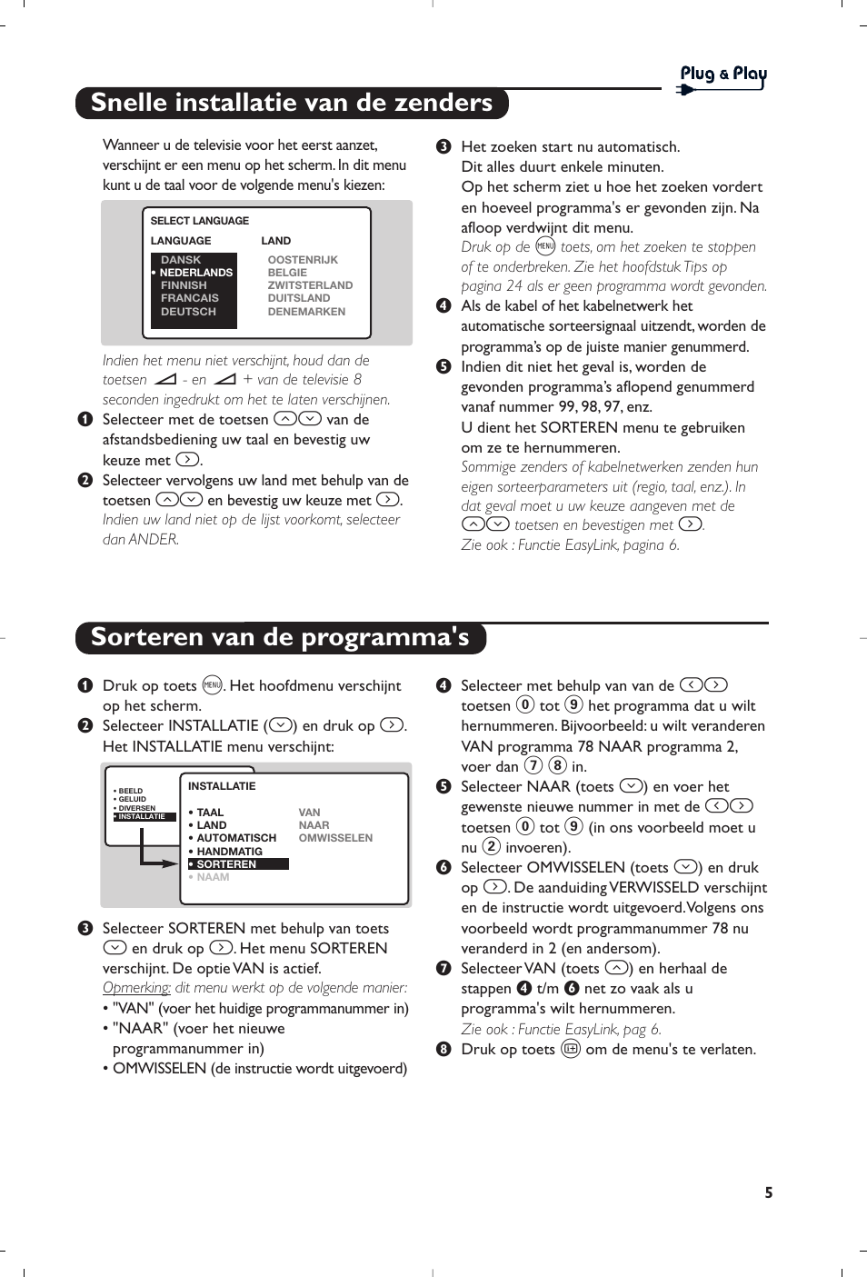 Philips Matchline Flat TV User Manual | Page 21 / 192