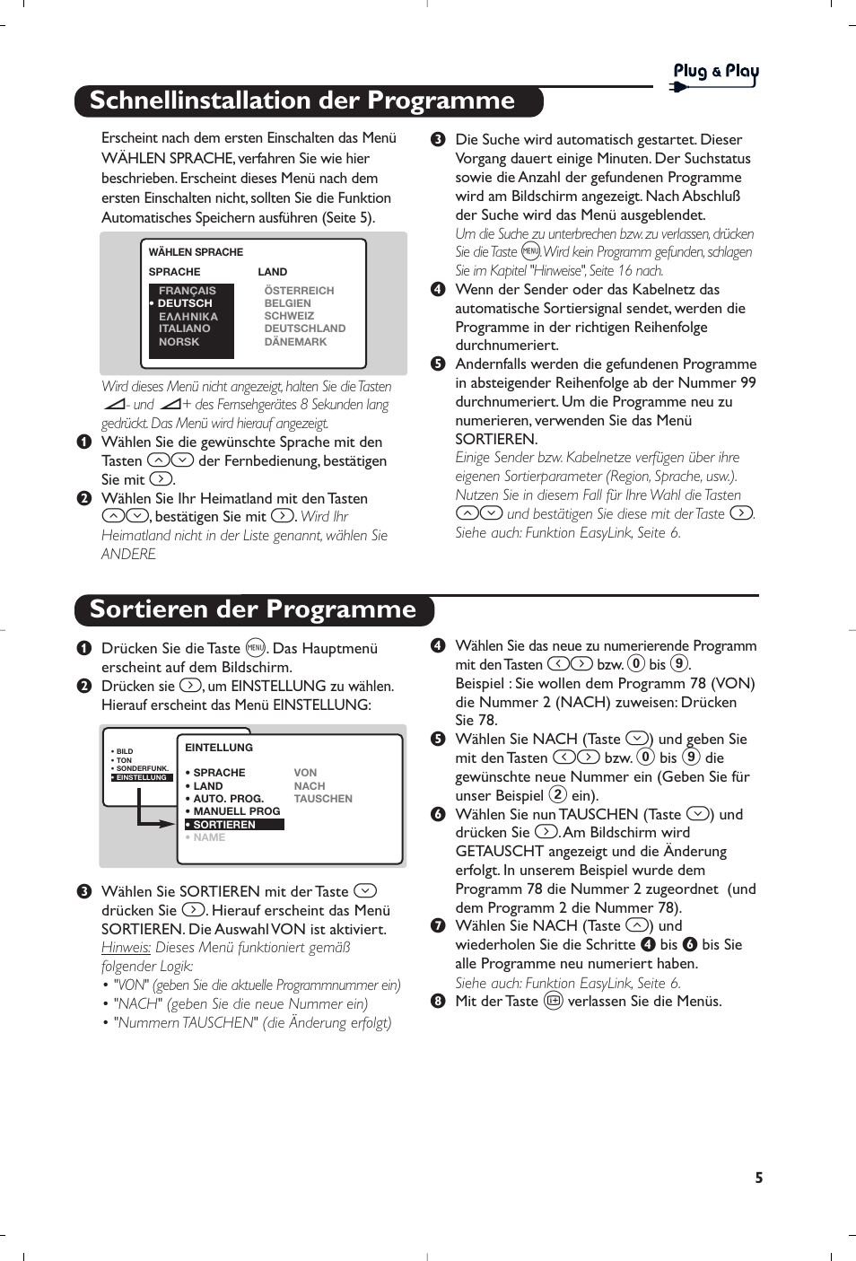 Philips Matchline Flat TV User Manual | Page 37 / 192