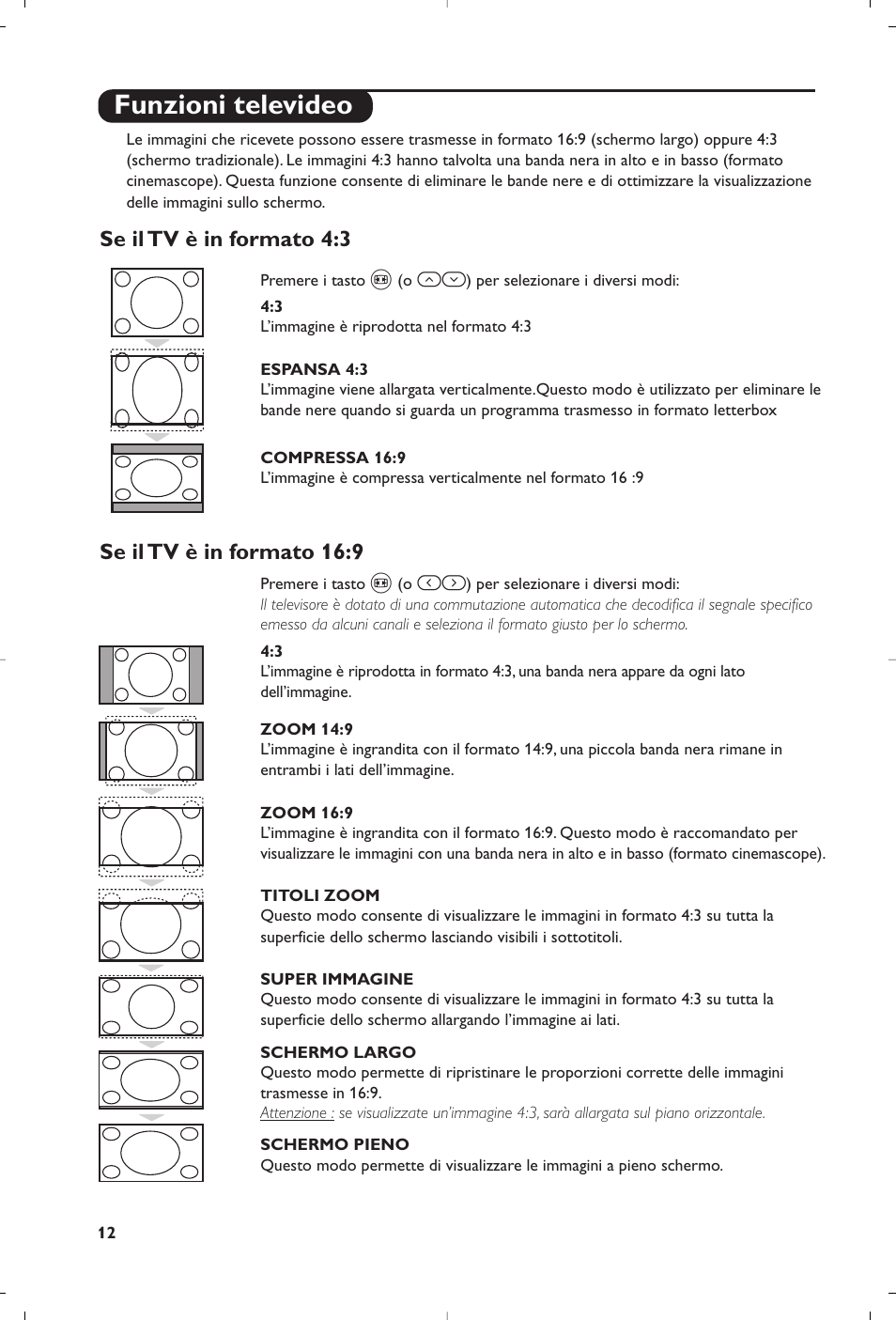 Funzioni televideo | Philips Matchline Flat TV User Manual | Page 60 / 192