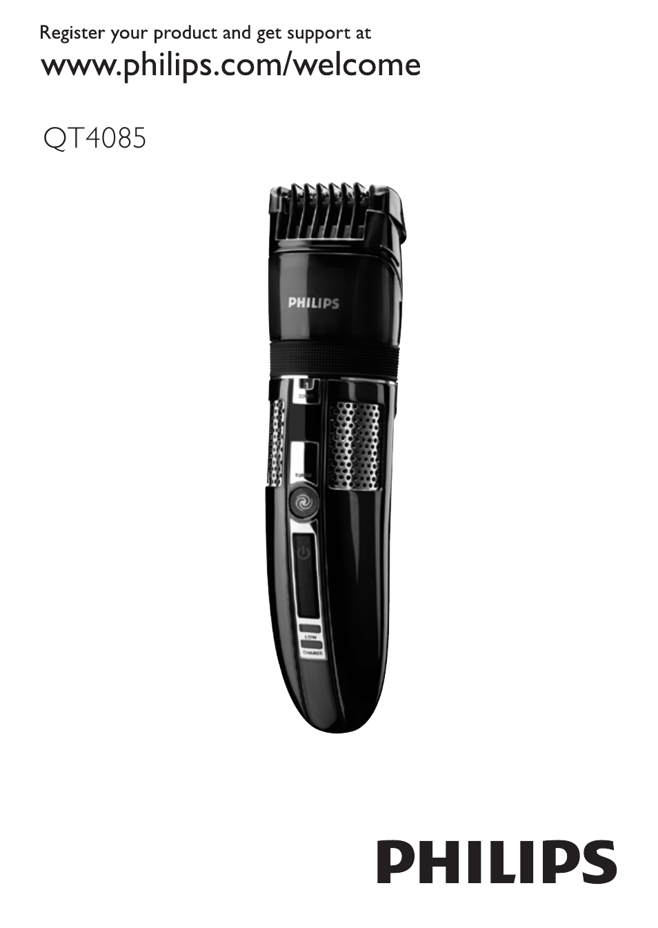 Philips BEARDTRIMMER Series 7000 barbero con sistema de aspiración turbo User Manual | 136 pages