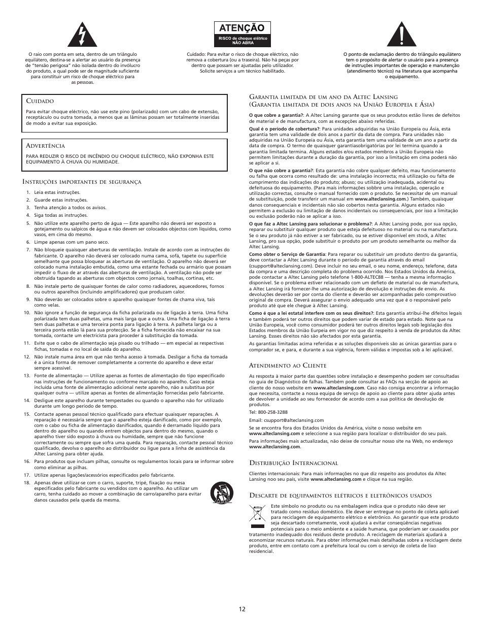 Altec Lansing iM7 BLK User Manual | Page 12 / 36