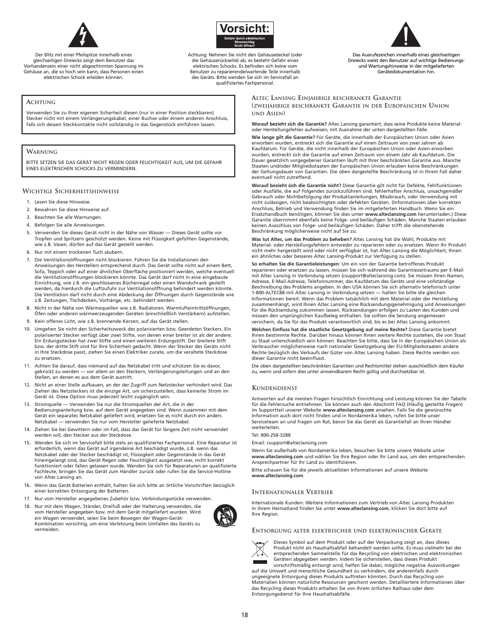 Altec Lansing iM7 BLK User Manual | Page 18 / 36