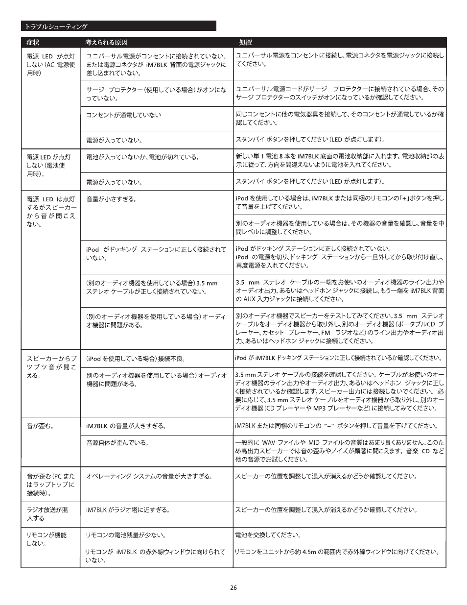 Altec Lansing iM7 BLK User Manual | Page 26 / 36