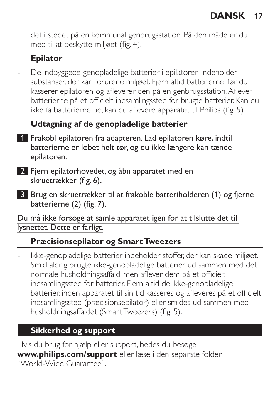 Philips SatinPerfect Depiladora User Manual | Page 17 / 124