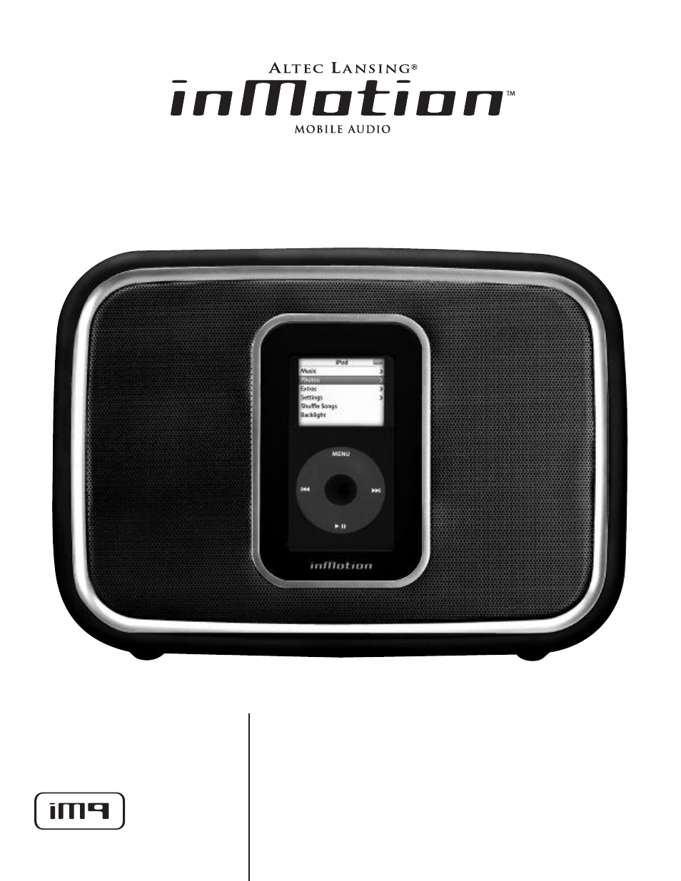 Altec Lansing inMotion IM9 User Manual | 10 pages