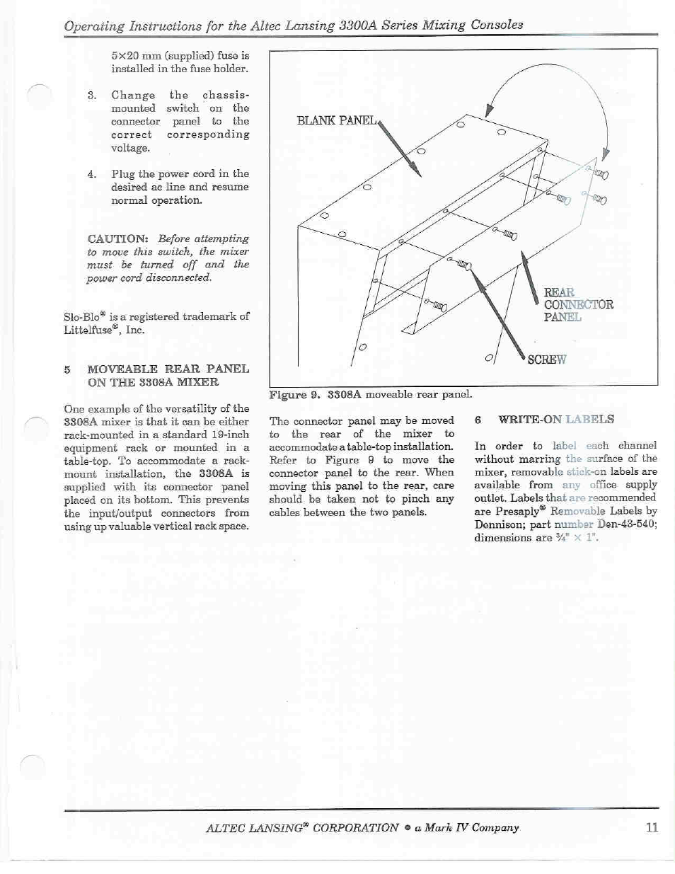 Altec Lansing 3300A User Manual | Page 11 / 14