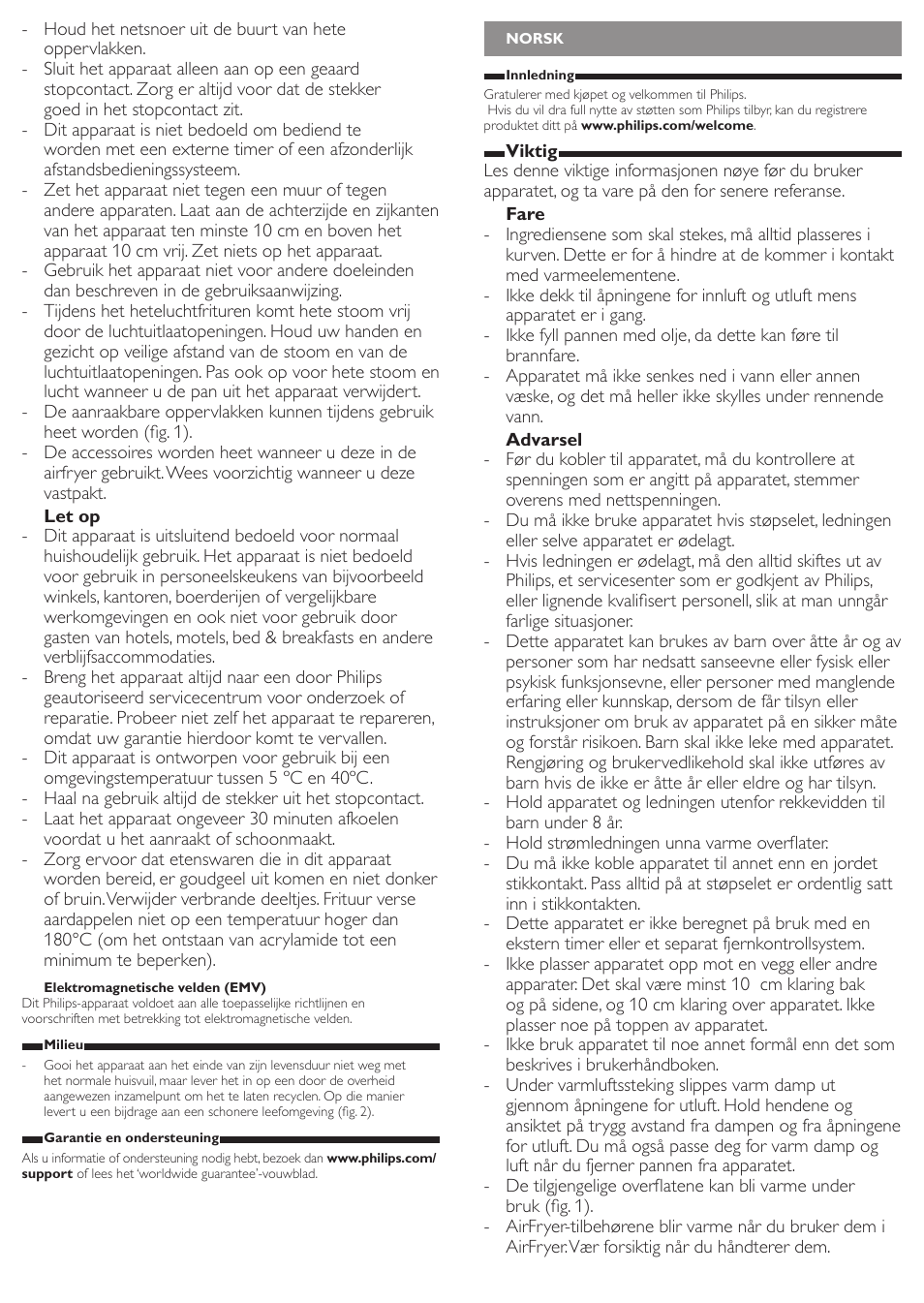 Philips Viva Collection Airfryer User Manual | Page 9 / 12