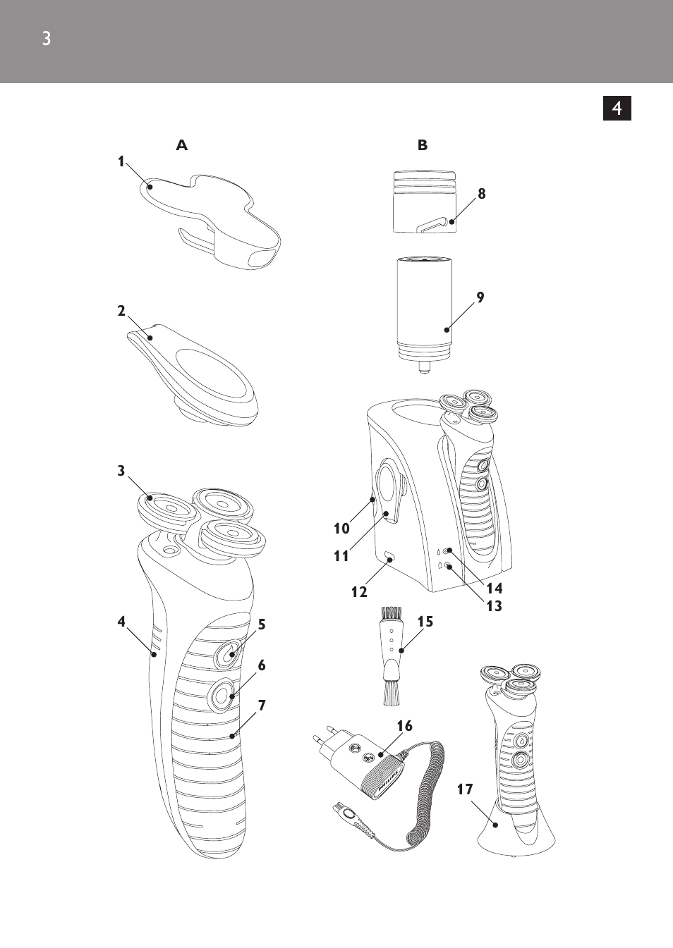 Philips Afeitadora NIVEA FOR MEN User Manual | 180 pages