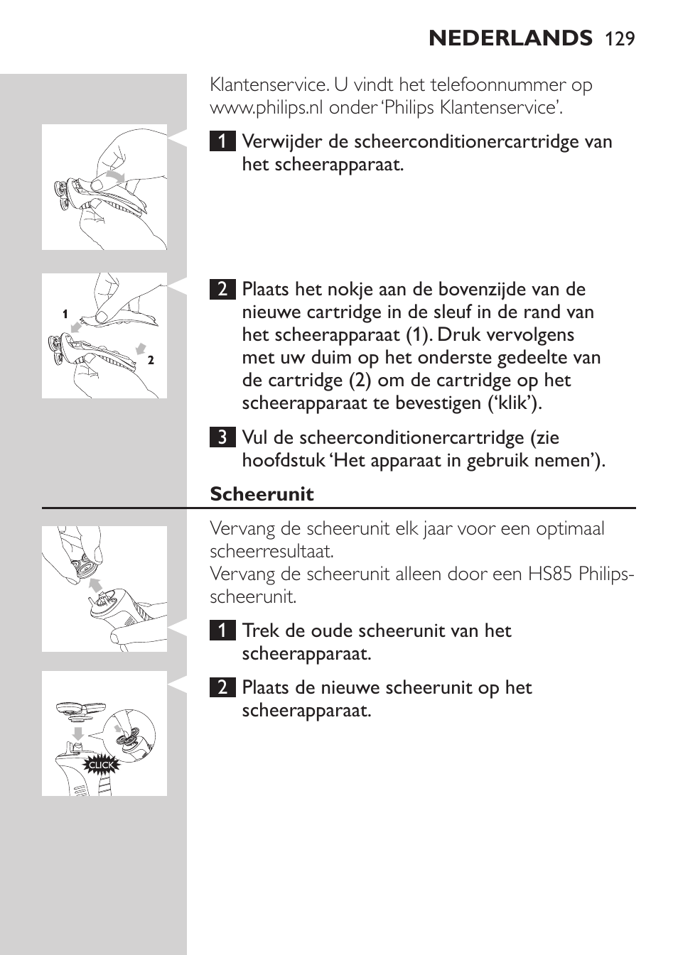 Philips Afeitadora NIVEA FOR MEN User Manual | Page 127 / 180