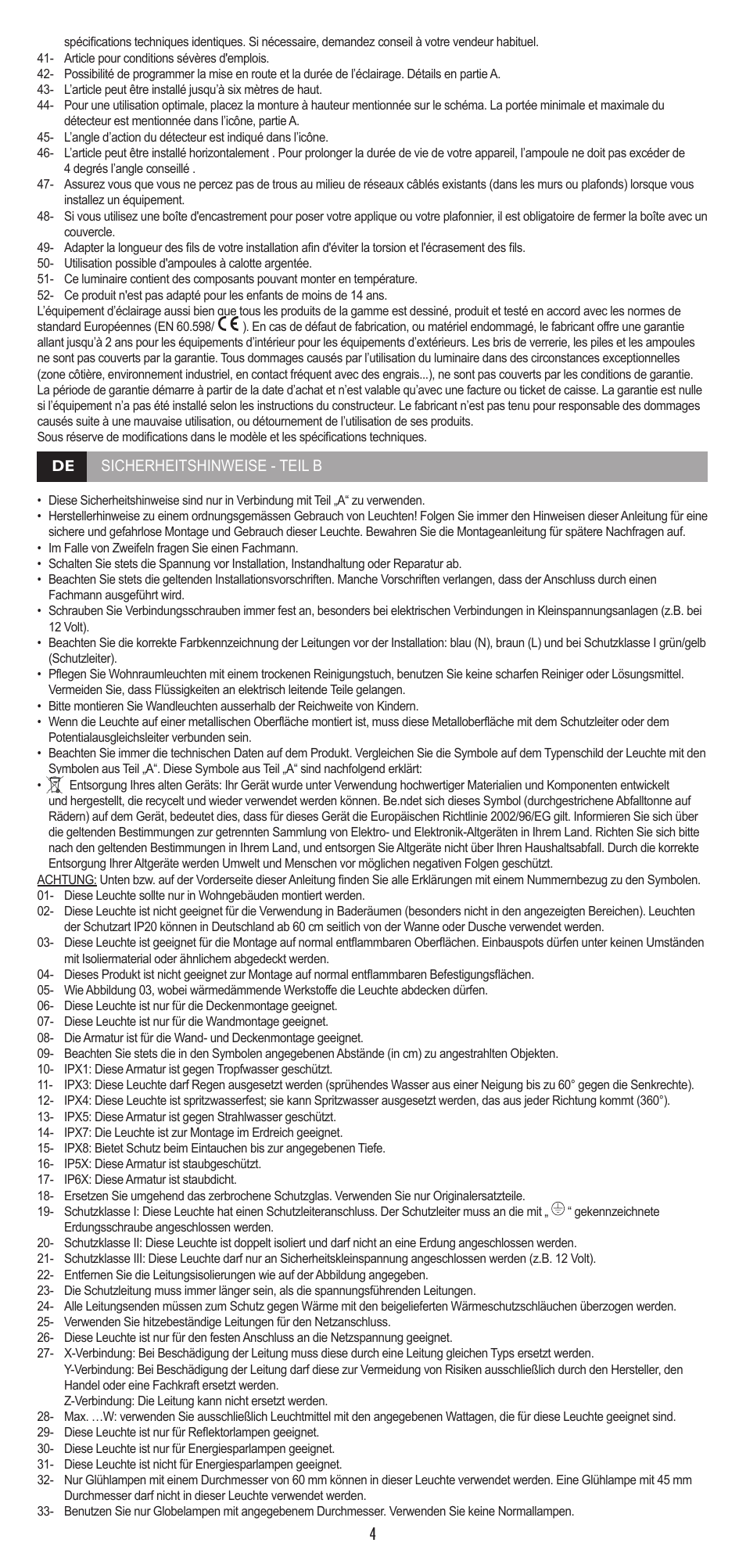 Philips Eyecare Lámpara de mesa User Manual | Page 4 / 30