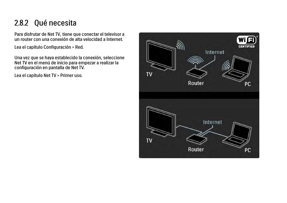 2 qué necesita | Philips Cinema 21:9 TV LCD User Manual | Page 116 / 280