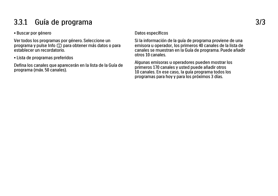 1 guía de programa 3/3 | Philips Cinema 21:9 TV LCD User Manual | Page 143 / 280