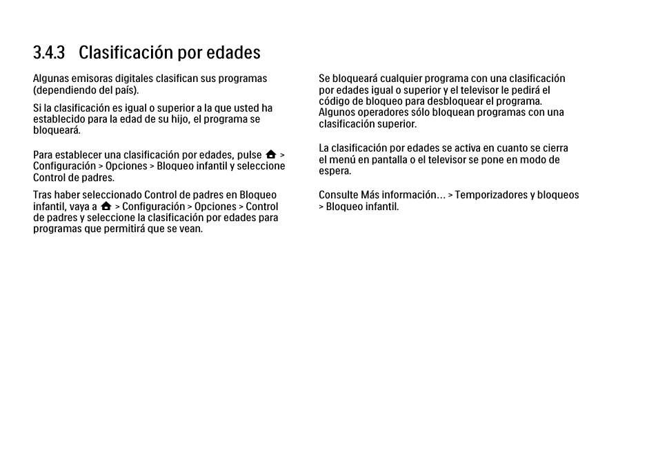 3 clasificación por edades | Philips Cinema 21:9 TV LCD User Manual | Page 148 / 280