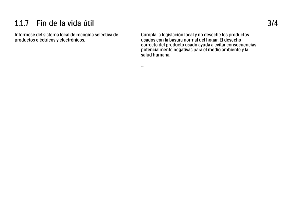 7 fin de la vida útil 3/4 | Philips Cinema 21:9 TV LCD User Manual | Page 16 / 280