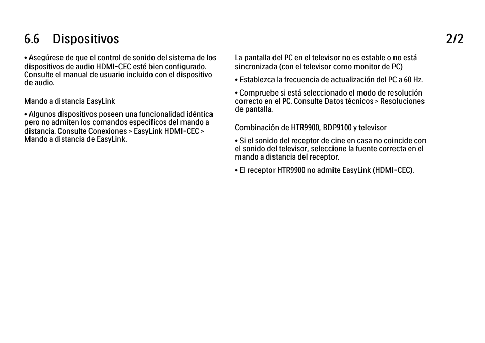 6 dispositivos 2/2 | Philips Cinema 21:9 TV LCD User Manual | Page 265 / 280