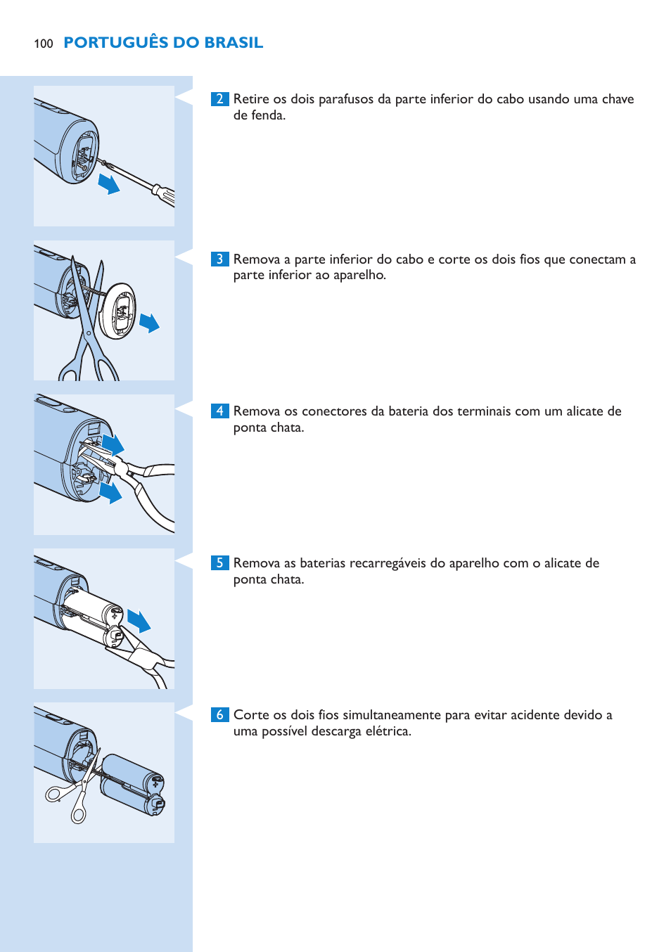 Philips Lumea Precision Sistema de eliminación de vello IPL User Manual | Page 100 / 110