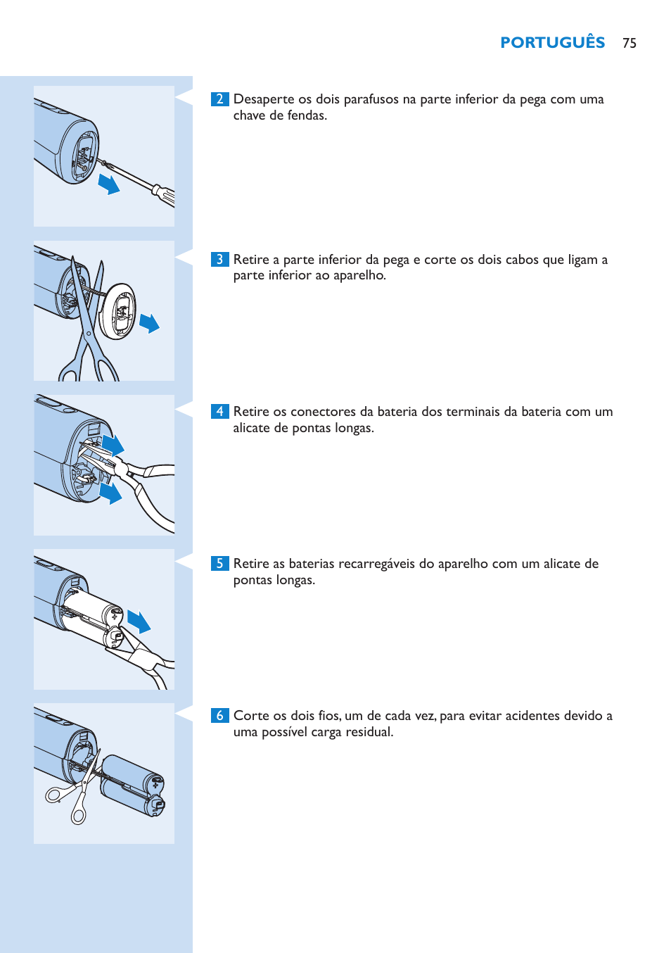 Philips Lumea Precision Sistema de eliminación de vello IPL User Manual | Page 75 / 110