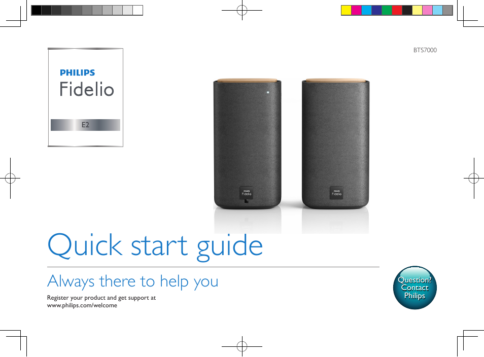 Philips Fidelio altavoces de estudio inalámbricos User Manual | 14 pages