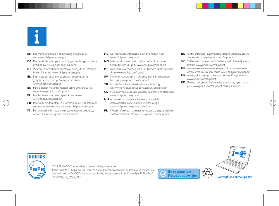 Philips Fidelio altavoces de estudio inalámbricos User Manual | Page 14 / 14