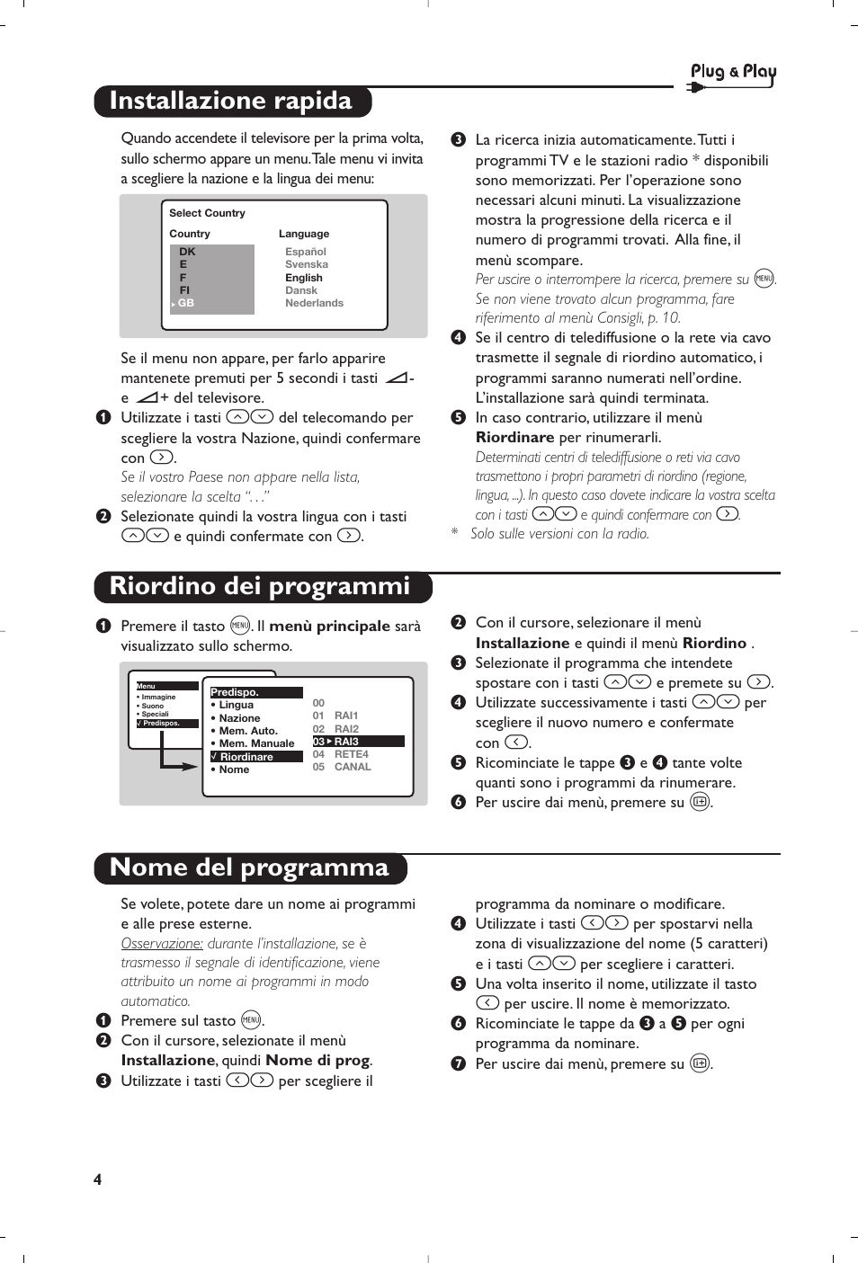 Philips televisor panorámico User Manual | Page 36 / 116