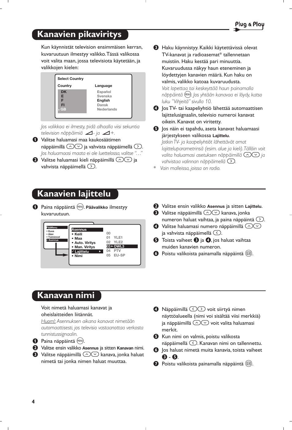 Philips televisor panorámico User Manual | Page 86 / 116