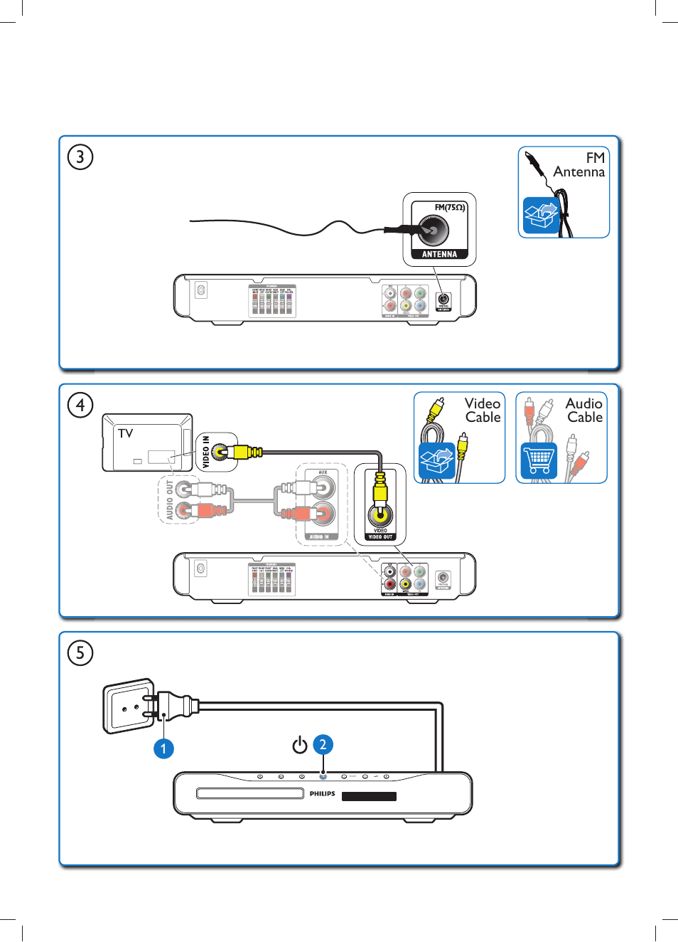 Philips Immersive Sound Sistema de cine en casa User Manual | Page 4 / 8