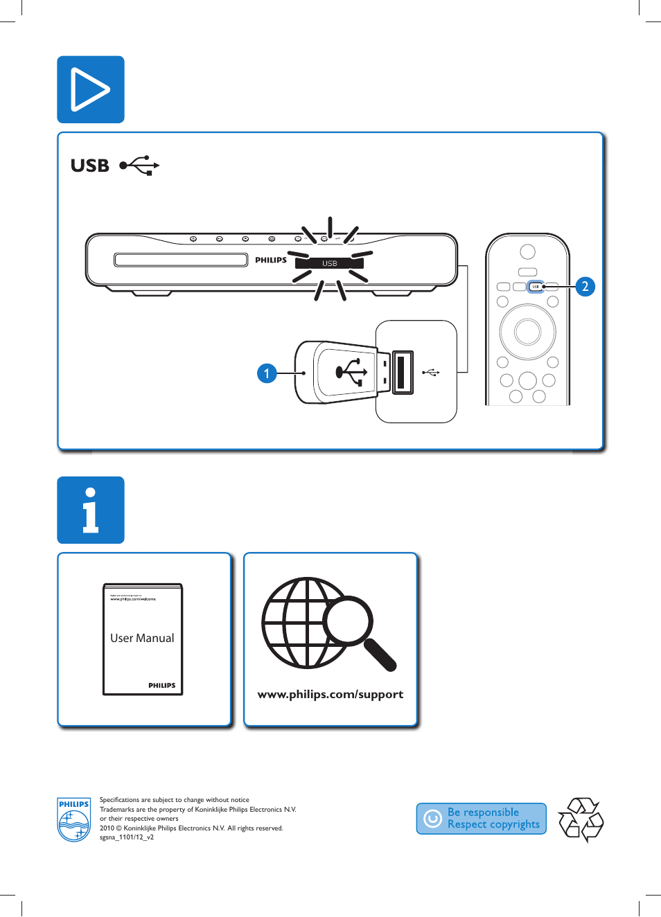 Philips Immersive Sound Sistema de cine en casa User Manual | Page 8 / 8