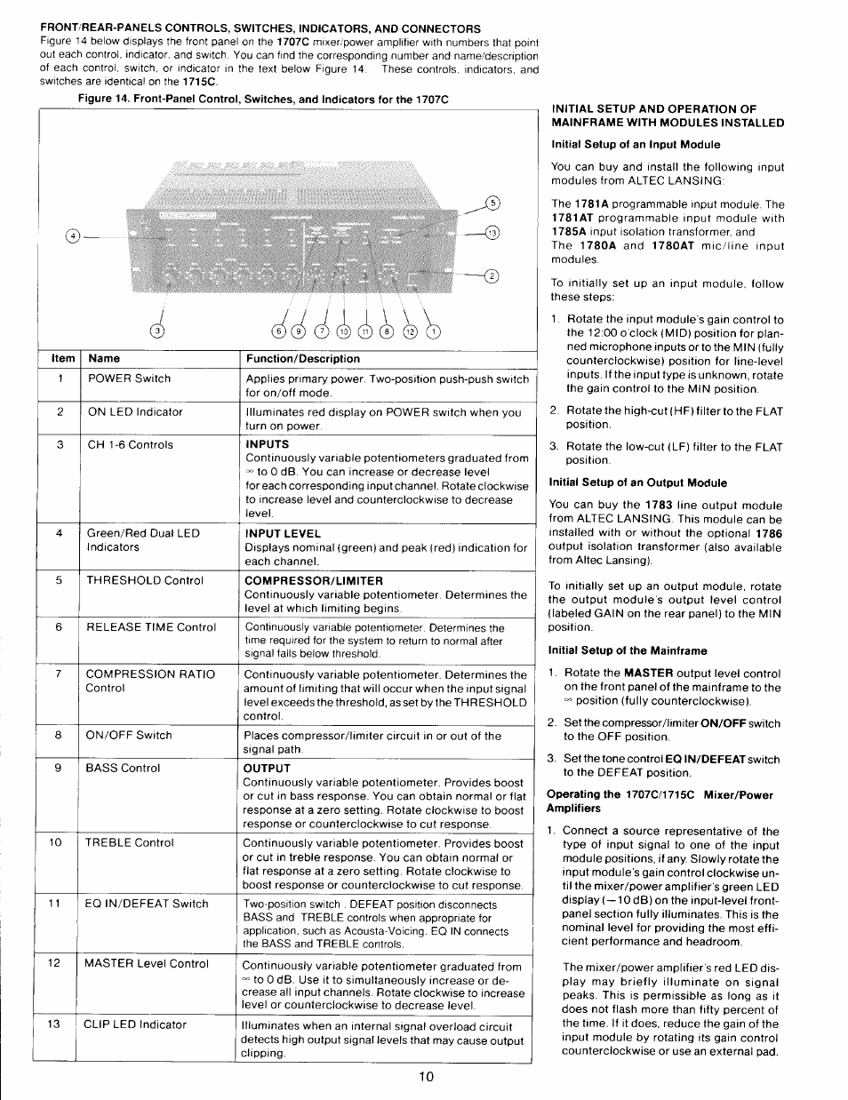 Altec Lansing 1715C User Manual | Page 16 / 27