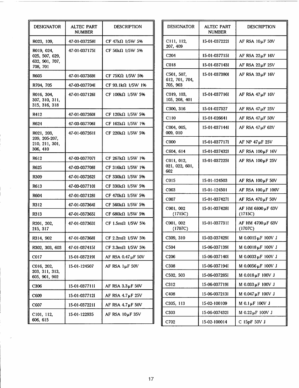 Altec Lansing 1715C User Manual | Page 23 / 27