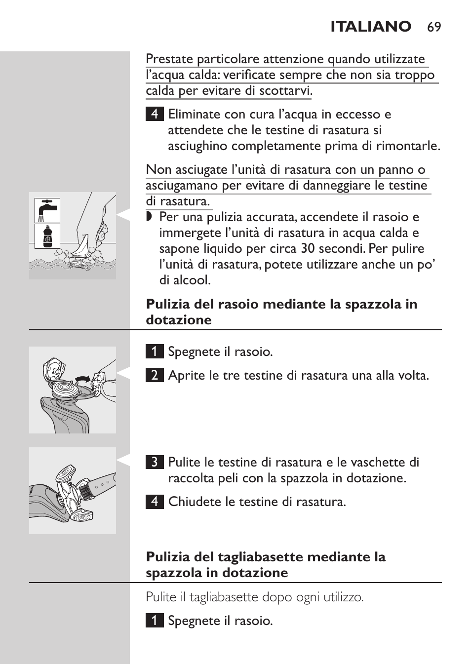 Philips Afeitadora eléctrica User Manual | Page 67 / 124