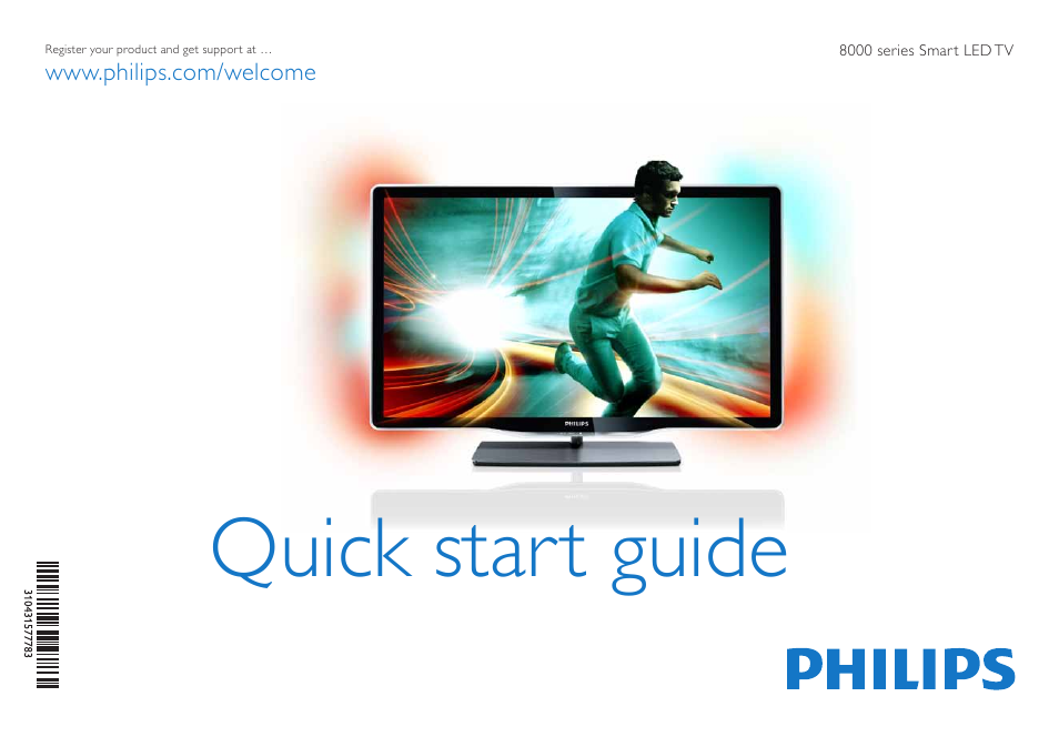 Philips 8000 series Televisor Smart LED User Manual | 24 pages