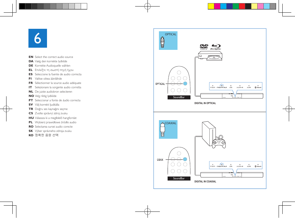 Philips Altavoz SoundBar User Manual | Page 9 / 14