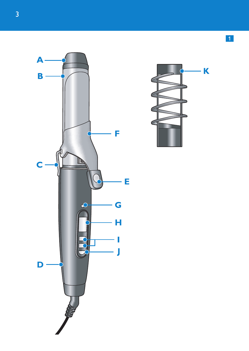 Philips SalonCurl Pro Rizador User Manual | Page 3 / 88