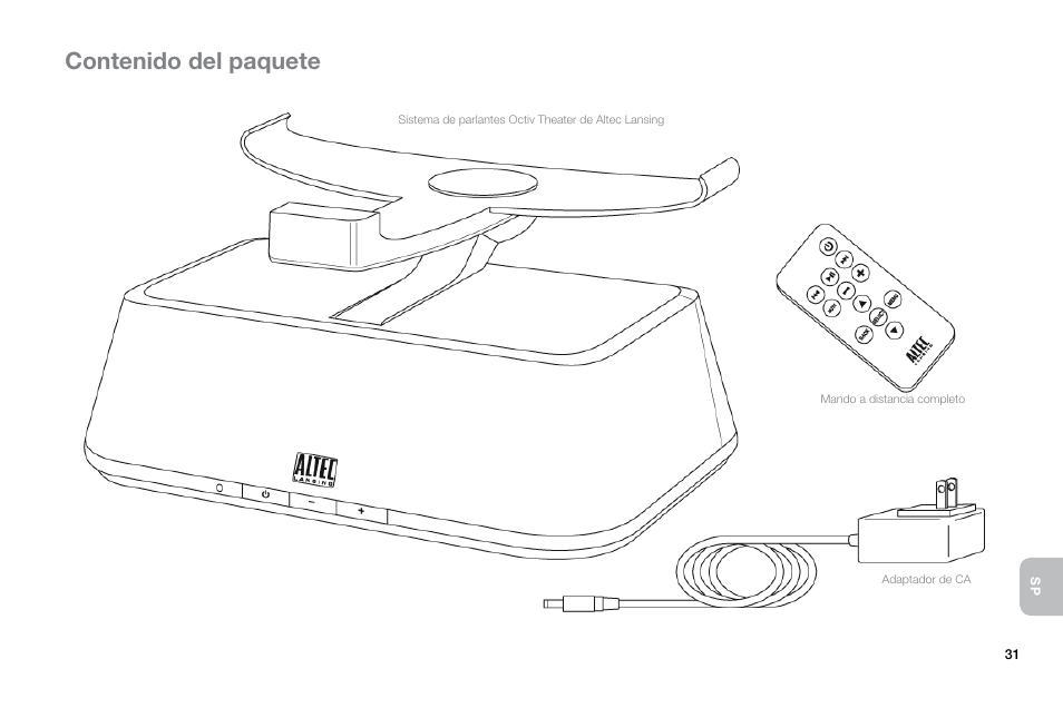 Altec Lansing Octiv Theater MP450 User Manual | Page 33 / 60