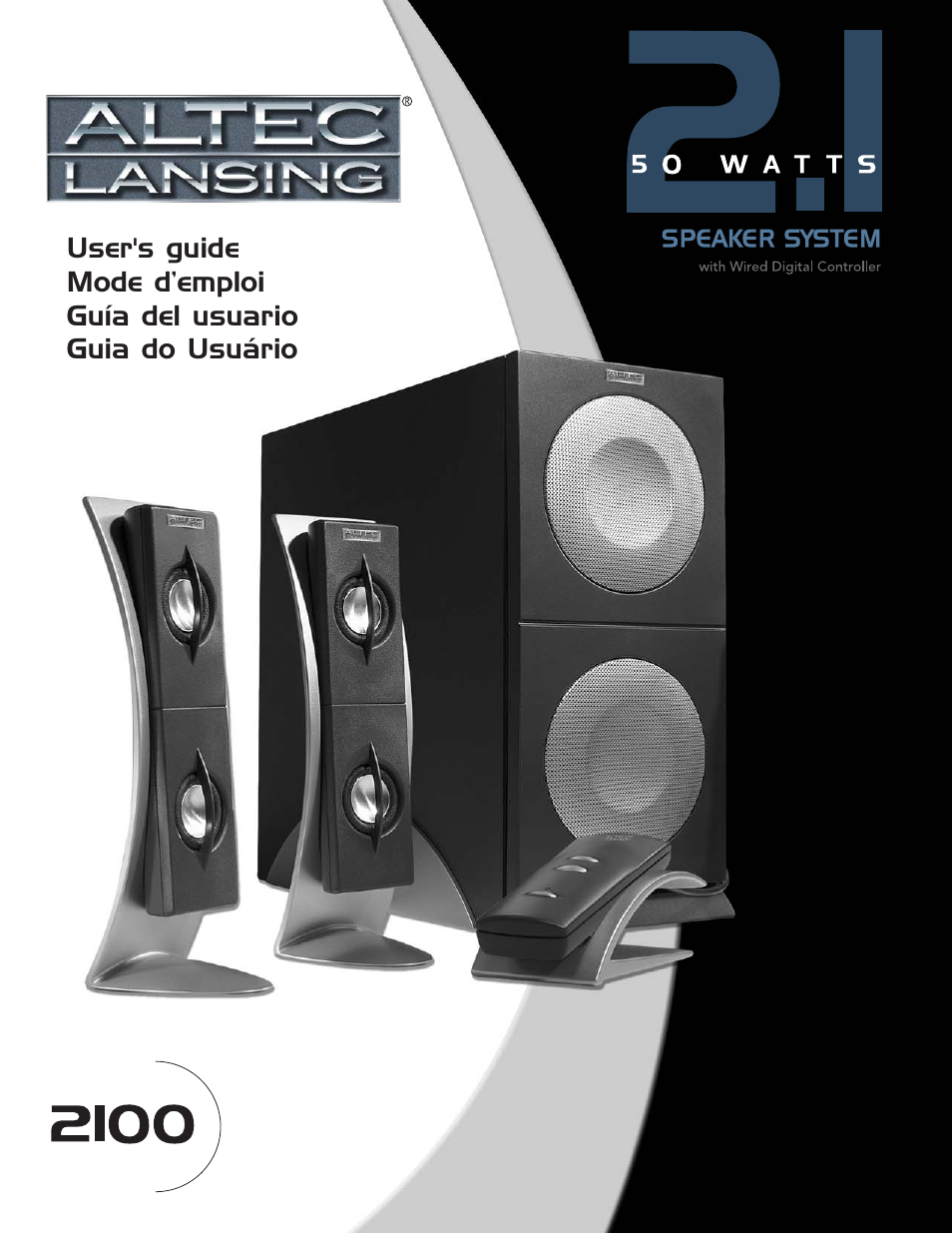 Altec Lansing 2100 User Manual | 16 pages