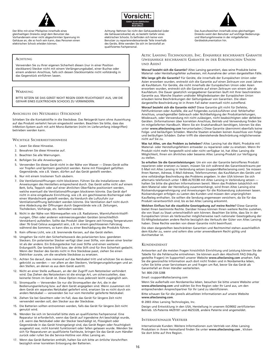 Altec Lansing iM7 User Manual | Page 18 / 34