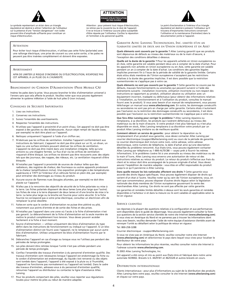 Altec Lansing iM7 User Manual | Page 6 / 34