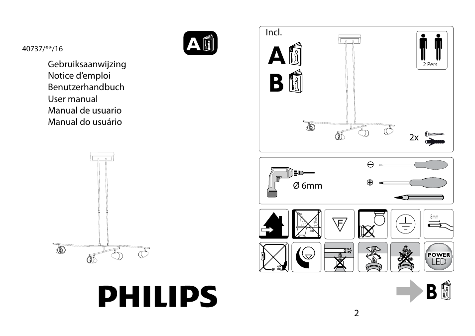 Philips InStyle Colgante User Manual | 4 pages