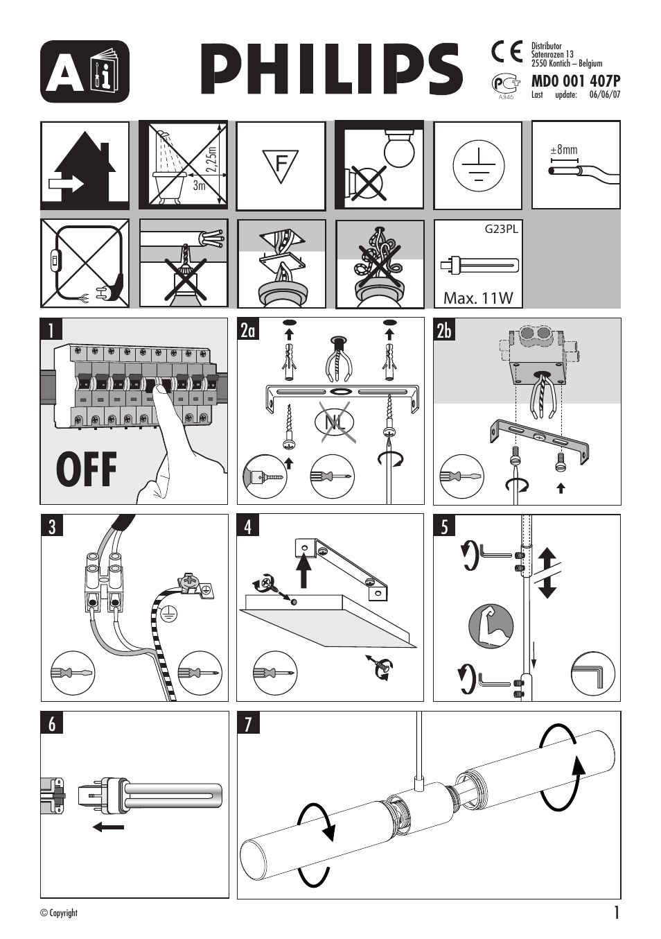 Philips Ecomoods Colgante User Manual | 33 pages