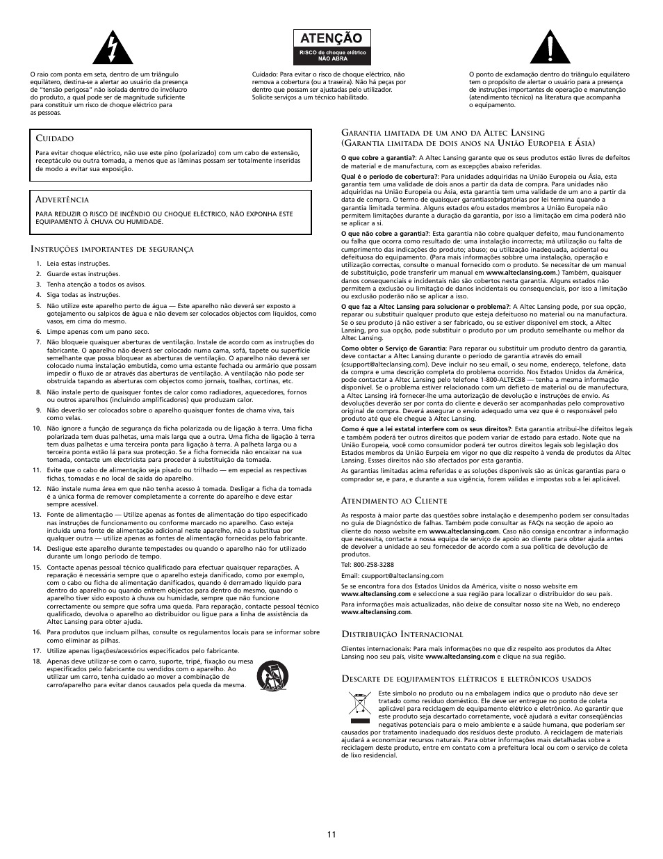 Altec Lansing M602 User Manual | Page 11 / 32