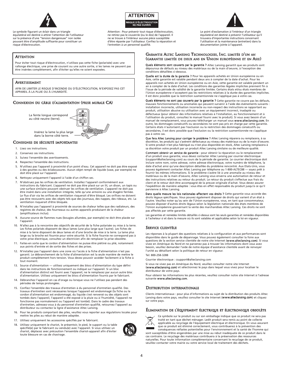 Altec Lansing M604 User Manual | Page 6 / 16