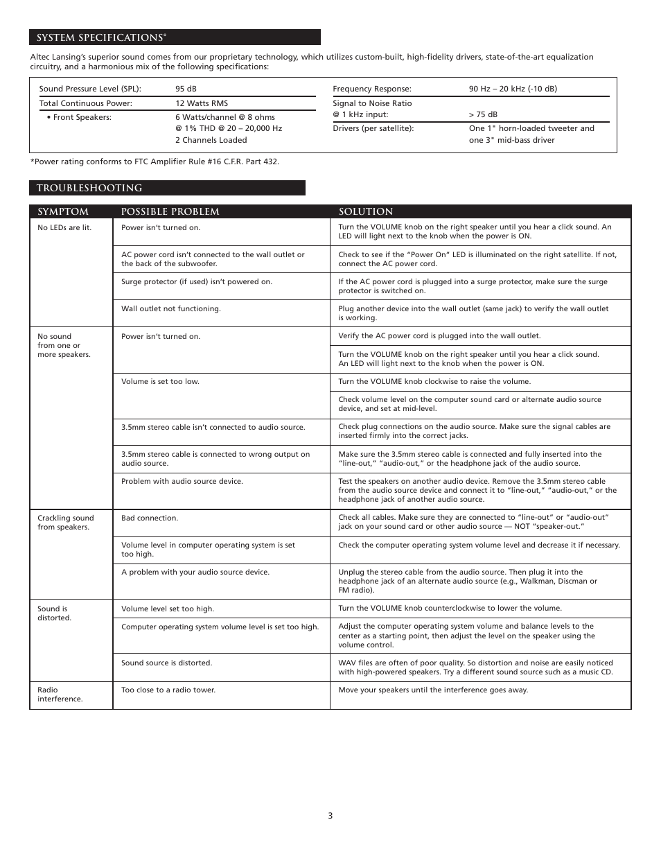 Altec Lansing MX5020 User Manual | Page 5 / 16