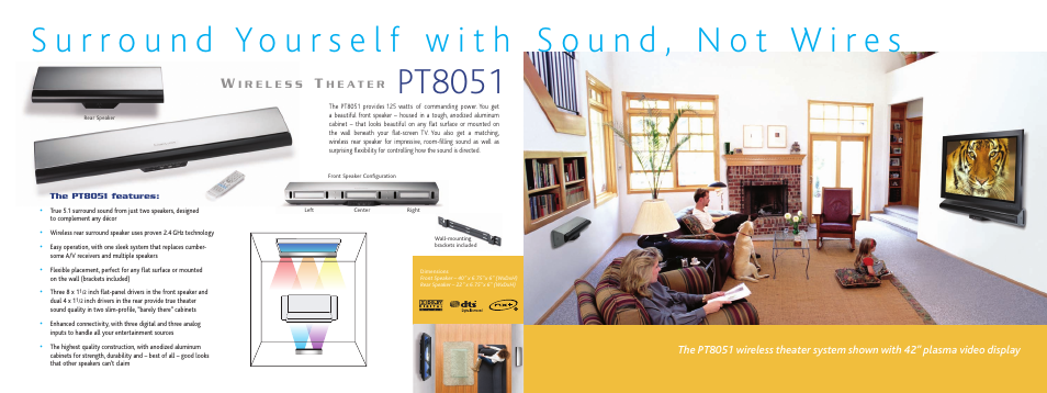 Pt8051 | Altec Lansing PT8051 User Manual | Page 2 / 4