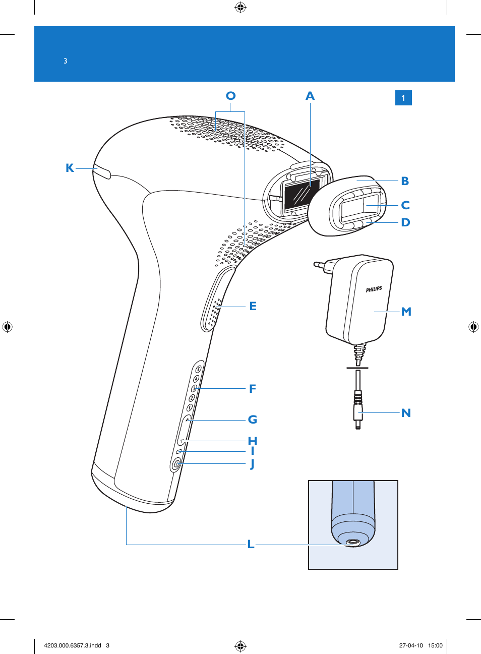 Philips Lumea Sistema de eliminación de vello IPL User Manual | Page 3 / 170