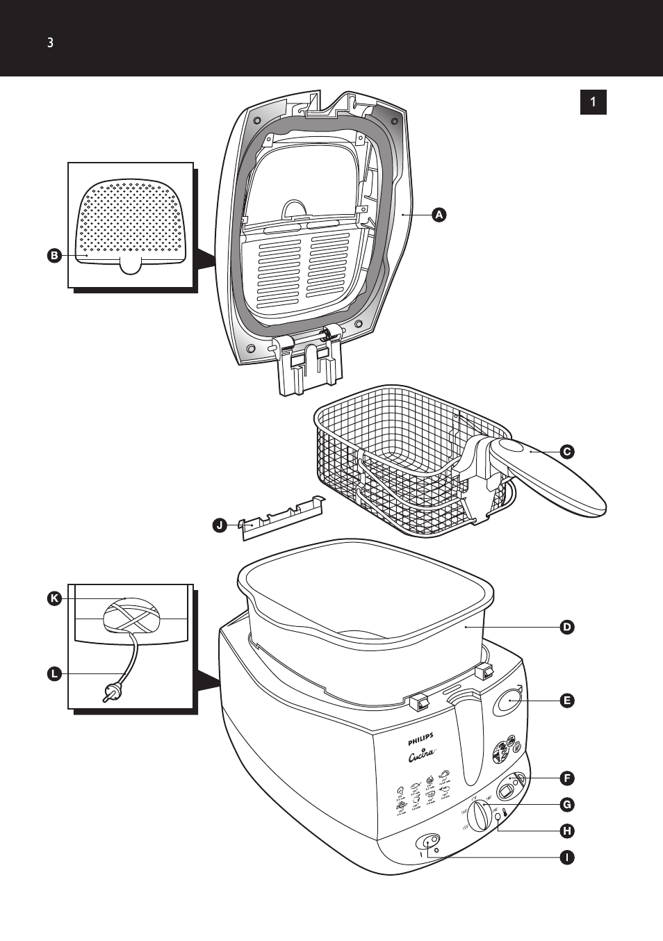 Philips Freidora User Manual | Page 3 / 100